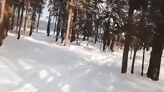 BEAR ATTACKS..drone caught guy being chased by. A Beat