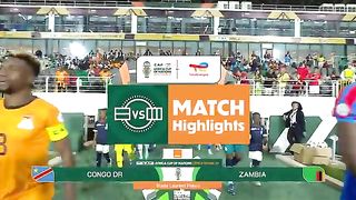 HIGHLIGHTS _ DR Congo -- Zambia _TotalEnergiesAFCON2023 - MD1 Group F