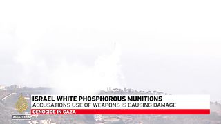 Israel white phosphorous munitions: Accusations use of weapons is causing damage