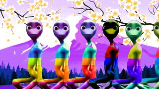 Alien dance with dame tu cosita challenge dance