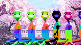 Patila dance vs green alien dance with dame tu cosita challenge dance