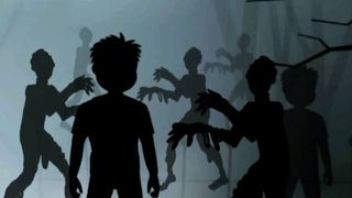 Zombies and girl in America