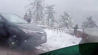 Murree First Snowfall View 2024