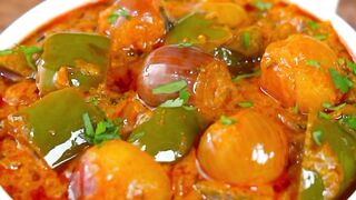 Onion capsicum masala