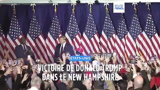 États-Unis - victoire de Donald Trump au New Hampshire