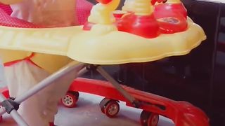 Cute baby girl laughing