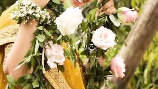 Can't ignore this look | Ayeza khan in mehndi bridal look