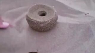Sand bowl on the moon