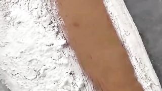Hair removal spray
