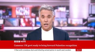 UK considering recognising Palestine state, Lord Cameron says