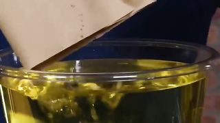 Oil fixes glass