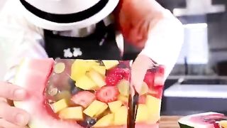 Watermelon jello salad