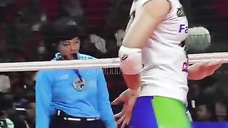 mom Yola kasih kode apa ya??? #voli #cantik #yola #indo