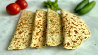 Homade Manakish! Easy Recipe with a Soft Dough! No Oven Needed