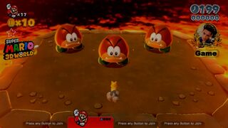 Super Mario 3D World: World 2, Big Galoomba Blockade