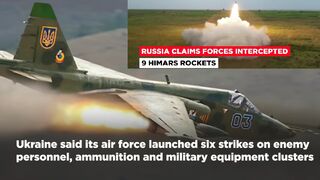Explosions In Kyiv, 9 Drones Downed l Russia Intercepts HIMARS Rockets