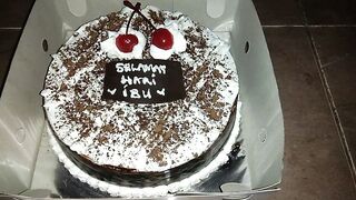 Black Forest Birthday Cake,,Wow What A Beautiful Motif