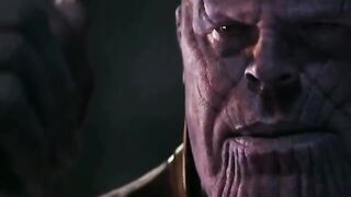 Wanda vs other avengers fighting thanos