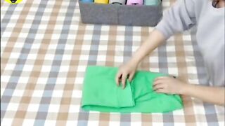 How to fold your clothes well