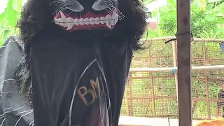 Barongan Wajahnya kaya Setan