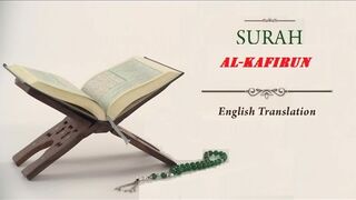 Quran: 109. Surah Al-Kafirun (The Disbelievers): Arabic and English translation