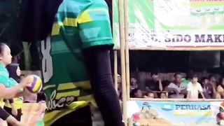Nabila Purwita Tersenyum Manis Volleyball Girls