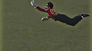 Unbelievable catch by Muhammad Rizwan