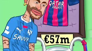 From Santos to Saudi! The Story of Neymar Jr???? football neymar barcelona alhilal