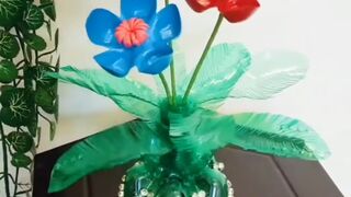 Plastic Bottles homemade work Art