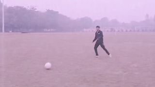 Nonstop brother playing football