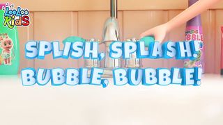 ???? Bath Song + Wheels on the Bus - Splashing Sing-along with LooLoo Kids!