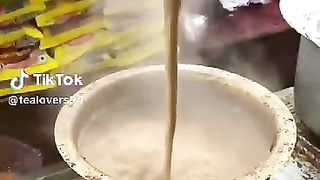 Special tea making in village life