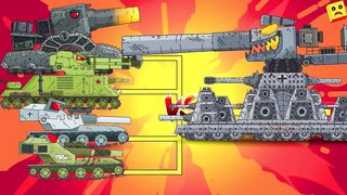 Mega Tanks Vs Mega Boss - Cartoons about tanks   COLLECTION