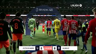 ATLÉTICO DE MADRID 2 - 0 VALENCIA CF _ RESUMEN LALIGA EA SPORTS