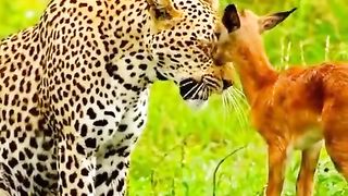 Lion help to Deer #Animalsvideo