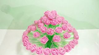 FOAM-ROSE-FLOWER_PLASTIC BOTTLE