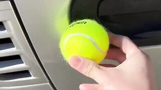Tennis ball car key