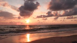 Sunset On Anyer Beach Banten