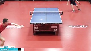 Jan Valenta's Amazing Point in Table Tennis