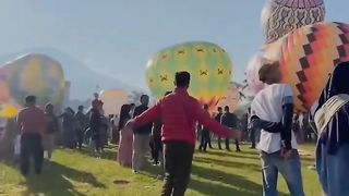 air balloon festival in Wonosobo district