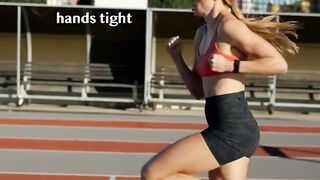 How to hold your hand when running