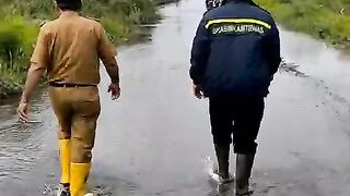 Situasi Terkini Pantauan Lokasi Banjir Di Ogan Ilir