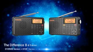 D109WB Digital Alarm Clock Portable Radio