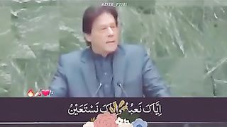 UN Assembly Imran Khan Speach My Balleved is La Elaha ELLAH There is no God But One