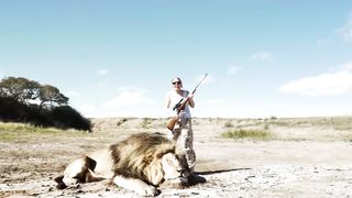 Video of Trophy Hunters Getting Attacked By a Lion