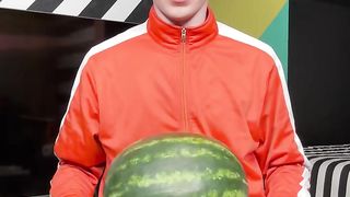 Color changing watermelon