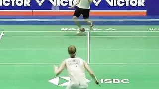 Badminton rally 2023 Loh Kean Yew vs Anders