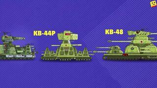 All series of Hybrid Evolutions Kv-49 vs Demon Ratte vs Kv-6M vs Gustav