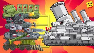 4 Bosses vs Tsar Boss - Mega Boss vs Mega Tanks