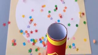 Pear flowers for fun with paper towel holders and balloons